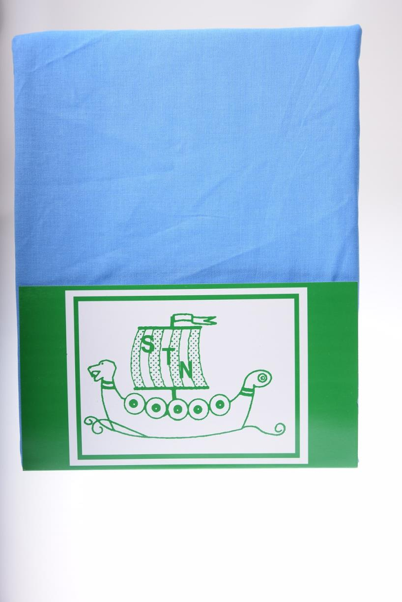 Blauw laken 200/260 cm.