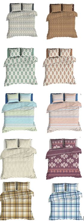 Dekbedset met dessin 140/220-240 cm.