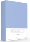Romanette laken blauw 150/250 cm.