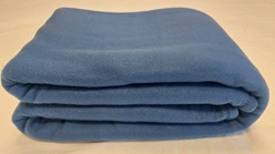 Brandvertragende deken 180/220 cm, blauw