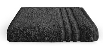 Antraciet handdoek "Byrklund" 50/100 cm.