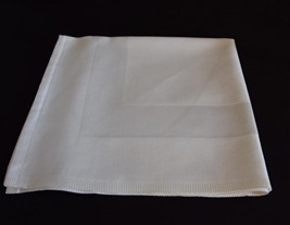 Luxe witte servetten 53/53 cm.