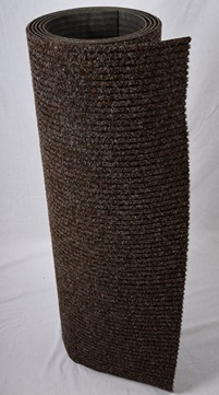 Polyrib bruin 100 cm. breed