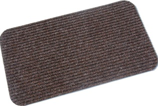 Polyribmat 40/70 cm. bruin