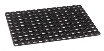 Rubber deurmat 40/60 cm.