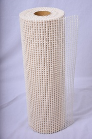 Geruit antislip, off white 60 cm breed