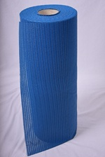 Fijn antislip Blauw 60 cm breed. 30 m per rol