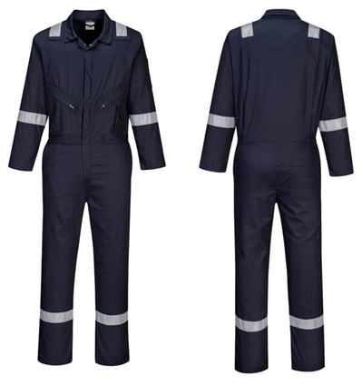 Hivis blauwe overall XXXL