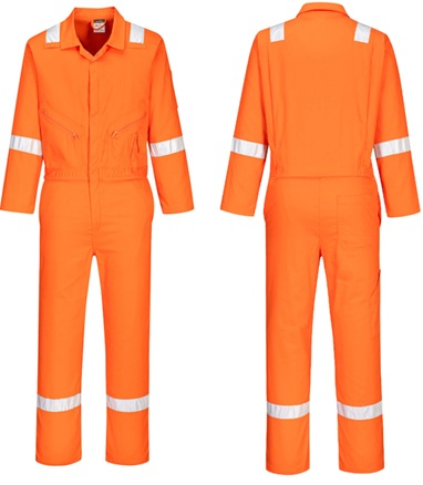 Hivis oranje overall XXL