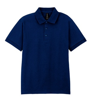 Donkerblauw polo shirt S