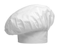 Witte koksmuts, kroon