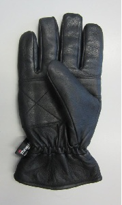 Leer winter handschoen, 10/XL -UITLOPEND-