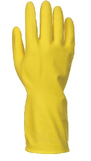 Huishoud latex handschoen, 10/XL -UITLOPEND-