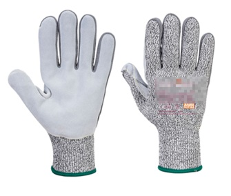 Leren palm handschoen cut D, 10/XL