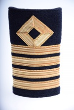 Epauletten Captain met ruit