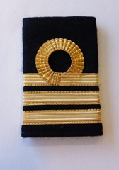 Epauletten Chief Officer met krul