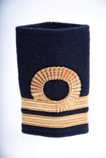 Epauletten Second Officer met krul